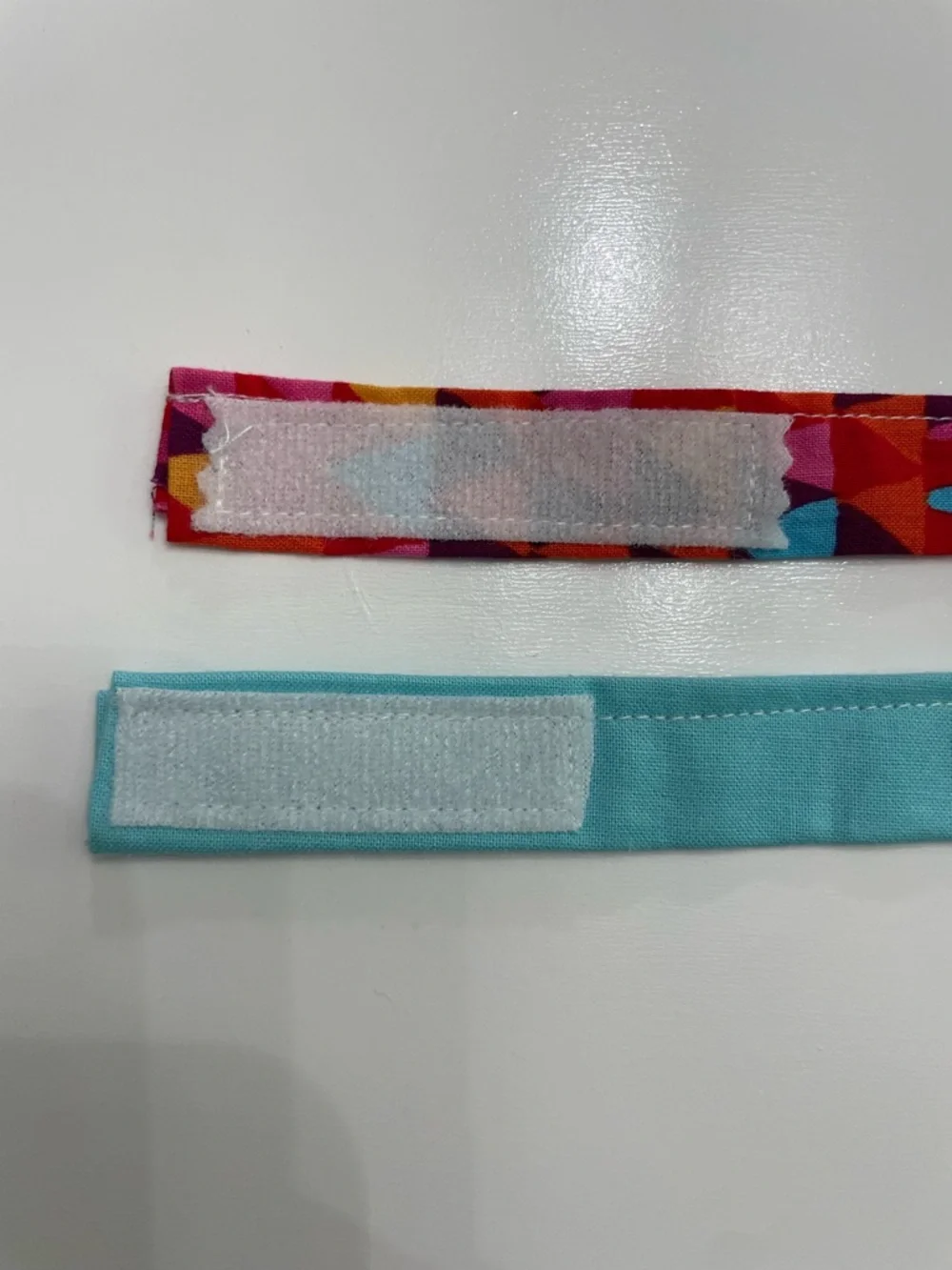 Summer Multicolor Geometric Bow Tie & Light Blue Bow Tie